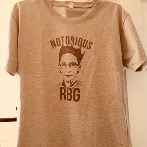 RBG heather grey tshirt xxl nwot notorious gift it